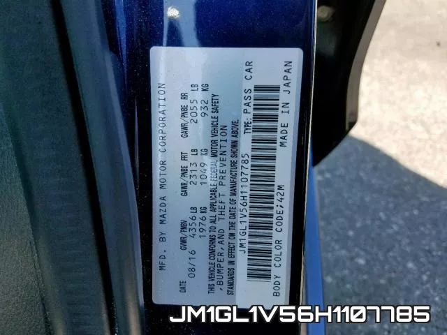 JM1GL1V56H1107785 фото 2