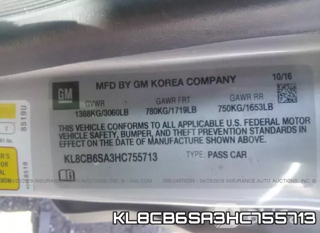 KL8CB6SA3HC755713 фото 10
