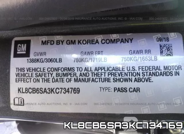 KL8CB6SA3KC734769 фото 10