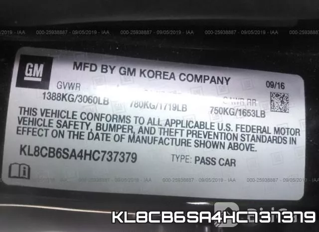 KL8CB6SA4HC737379 фото 10
