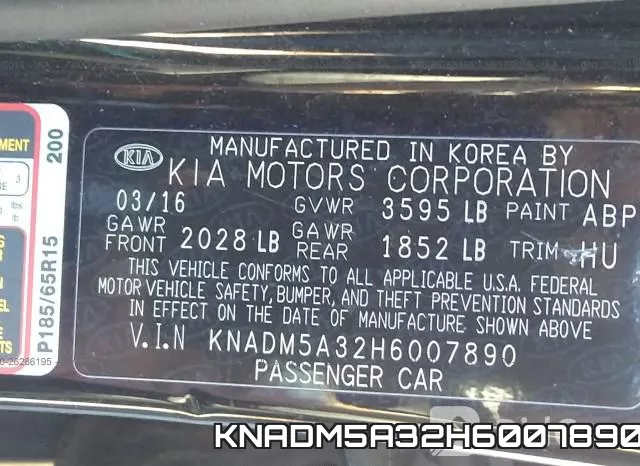 KNADM5A32H6007890 фото 10