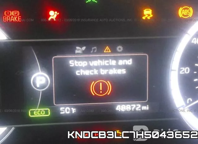 KNDCB3LC7H5043652 фото 8