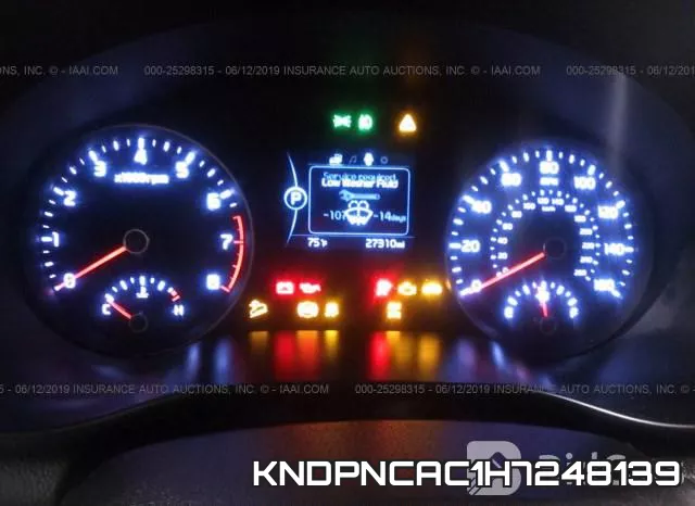 KNDPNCAC1H7248139 фото 8