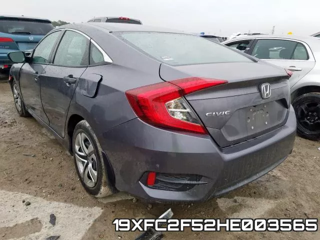 19XFC2F52HE003565 фото 4