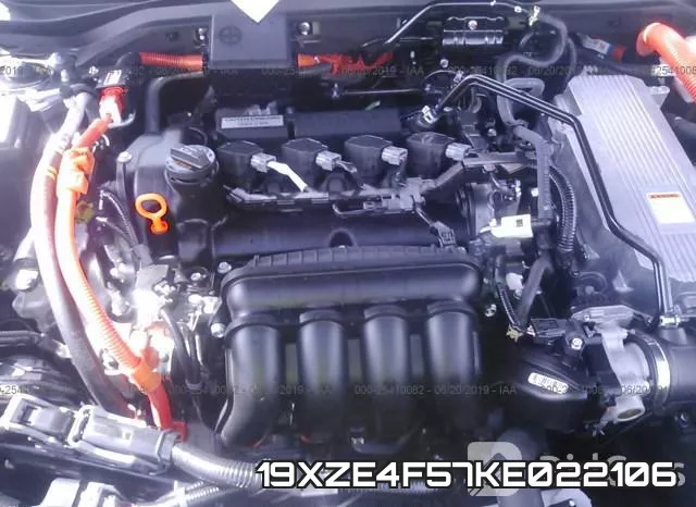 19XZE4F57KE022106 фото 2