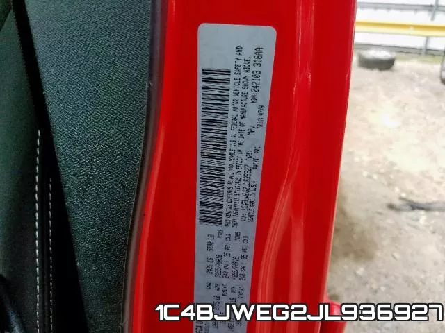 1C4BJWEG2JL936927 фото 2