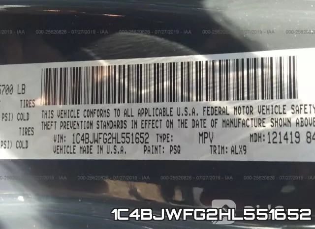 1C4BJWFG2HL551652 фото 10