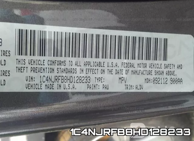 1C4NJRFB8HD128233 фото 10