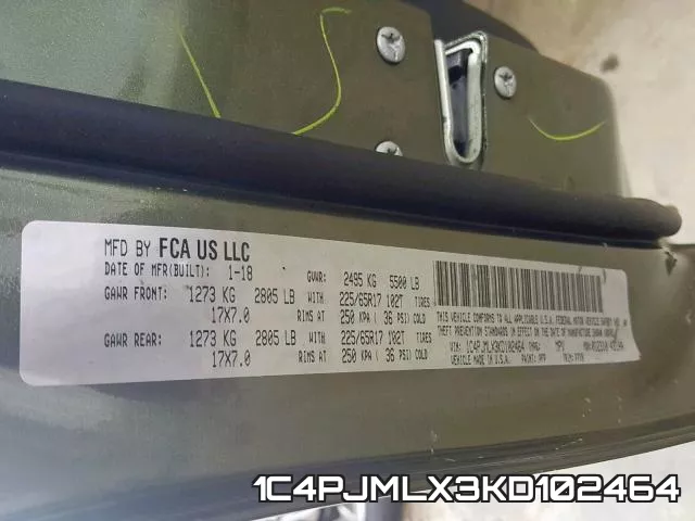 1C4PJMLX3KD102464 фото 2