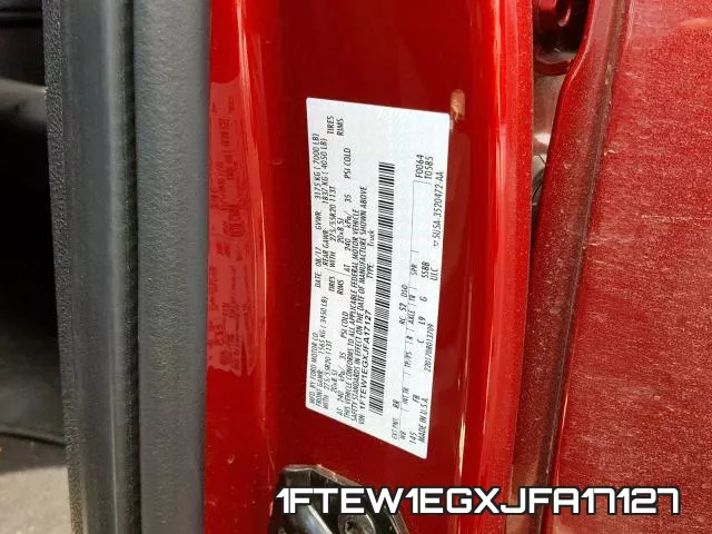1FTEW1EGXJFA17127 фото 2