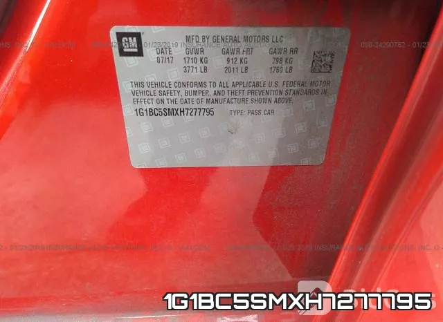 1G1BC5SMXH7277795 фото 9