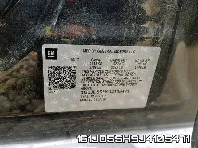 1G1JD5SH9J4105471 фото 2