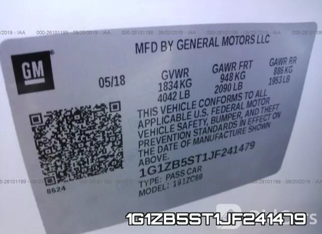 1G1ZB5ST1JF241479 фото 10