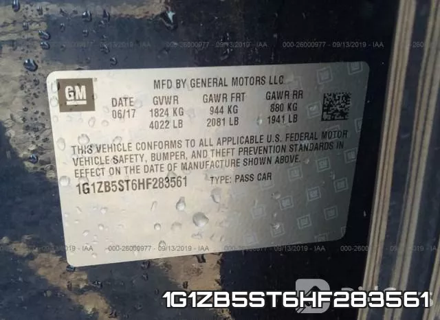 1G1ZB5ST6HF283561 фото 10