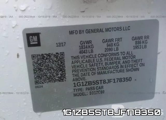 1G1ZB5ST8JF178350 фото 10