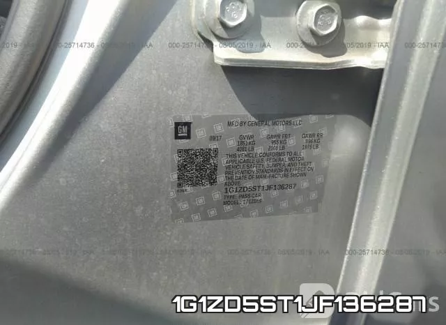 1G1ZD5ST1JF136287 фото 10