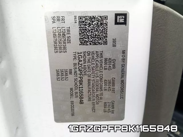 1GAZGPFP8K1165848 фото 2
