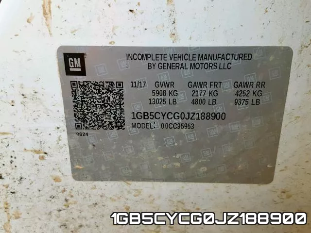 1GB5CYCG0JZ188900 фото 2