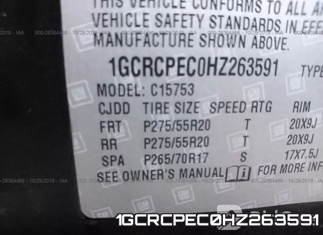 1GCRCPEC0HZ263591 фото 10