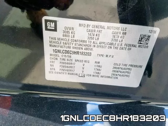 1GNLCDEC8HR183203 фото 2