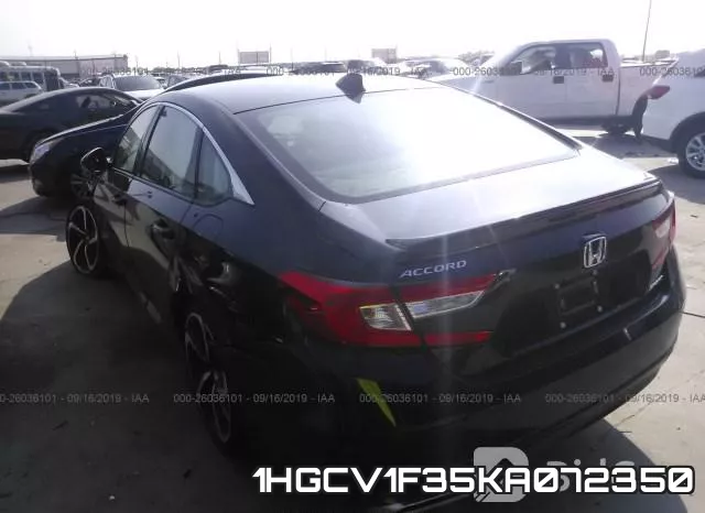 1HGCV1F35KA072350 фото 4