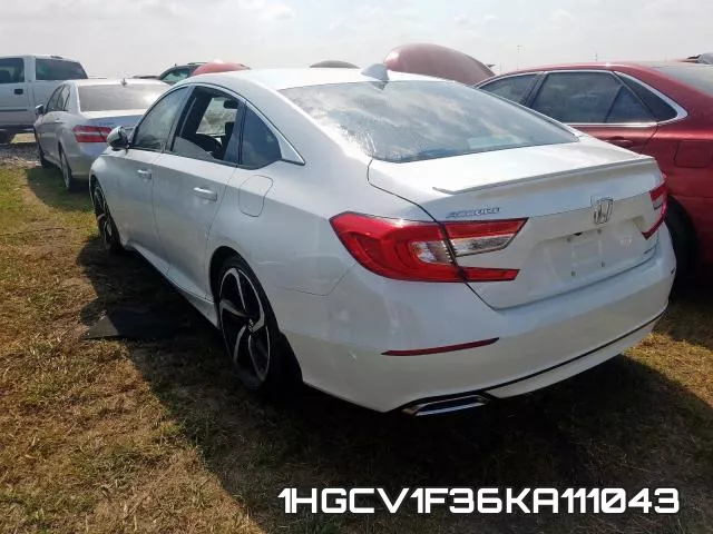 1HGCV1F36KA111043 фото 4