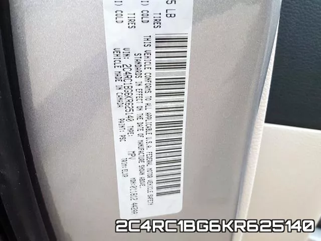 2C4RC1BG6KR625140 фото 2
