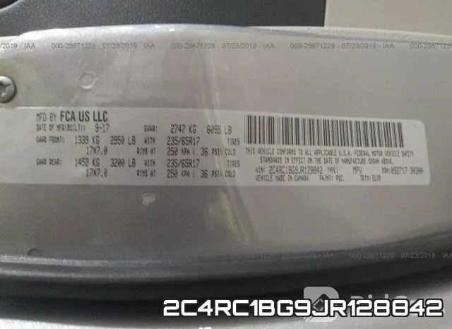 2C4RC1BG9JR128842 фото 10
