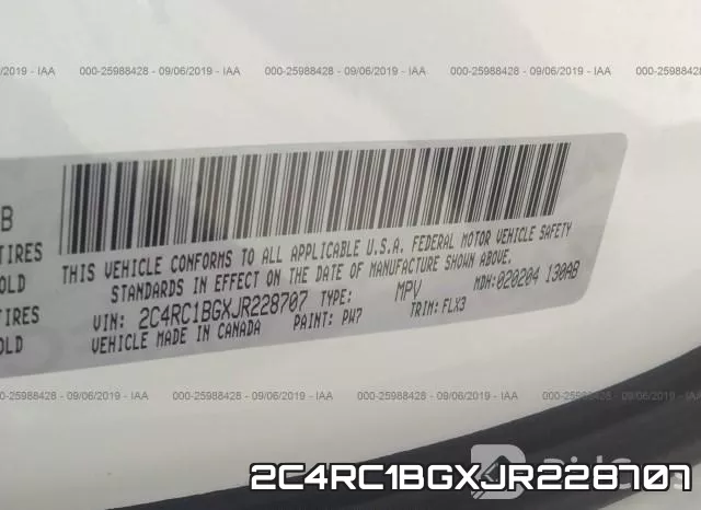 2C4RC1BGXJR228707 фото 9