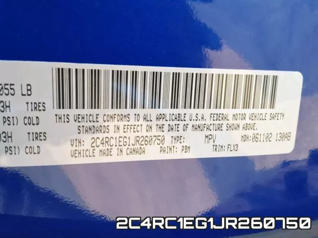 2C4RC1EG1JR260750 фото 2