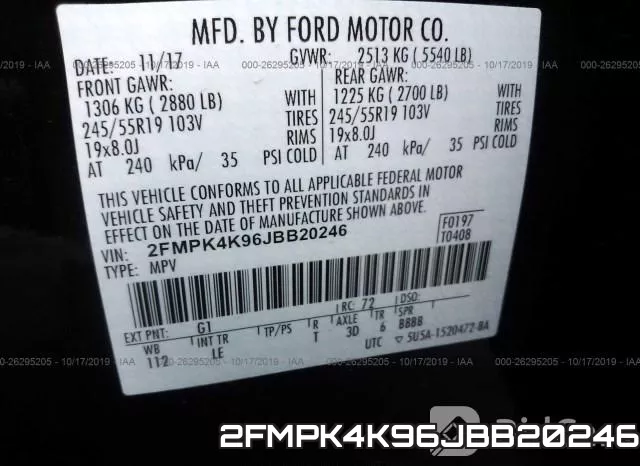 2FMPK4K96JBB20246 фото 10