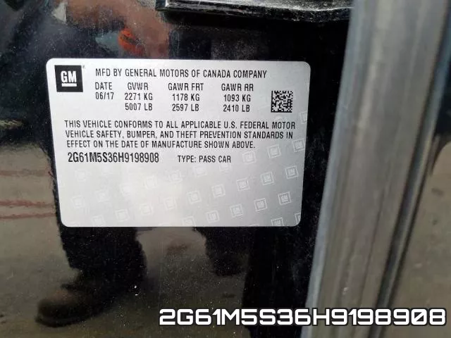2G61M5S36H9198908 фото 2