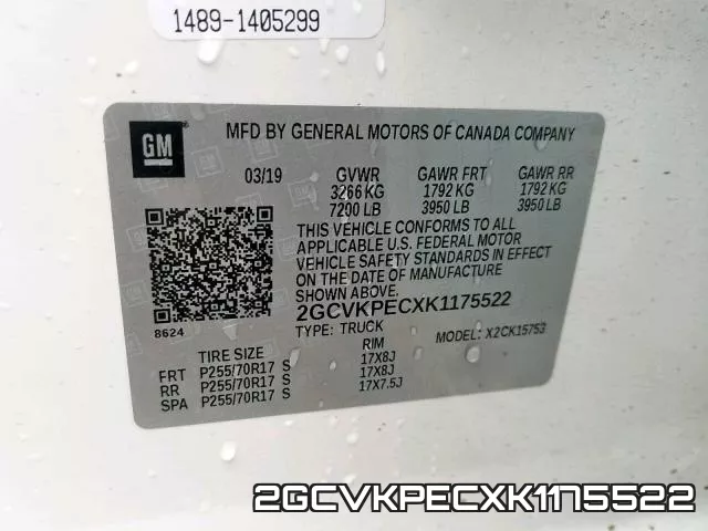 2GCVKPECXK1175522 фото 2