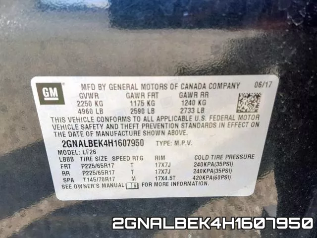 2GNALBEK4H1607950 фото 2