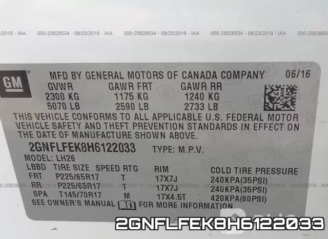 2GNFLFEK8H6122033 фото 10
