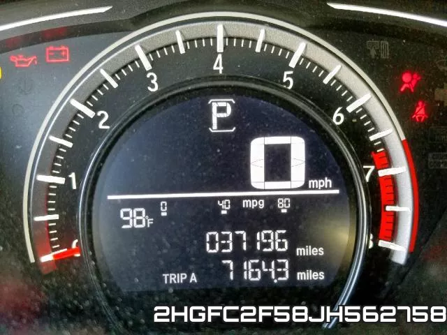 2HGFC2F58JH562758 фото 9