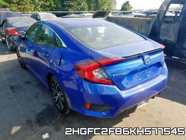 2HGFC2F86KH577545 фото 4