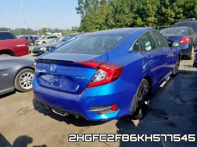 2HGFC2F86KH577545 фото 5