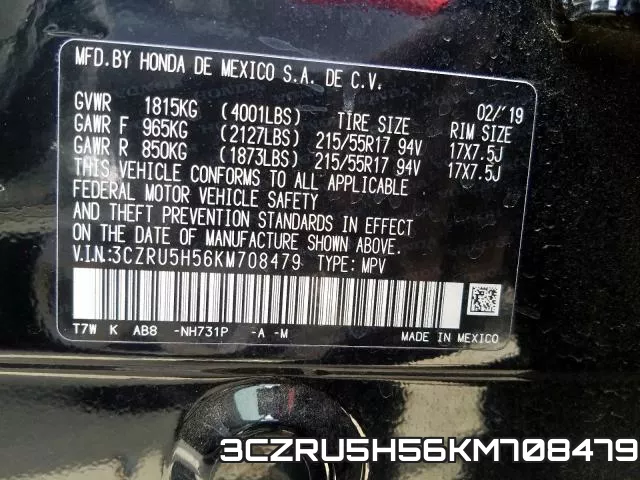 3CZRU5H56KM708479 фото 2