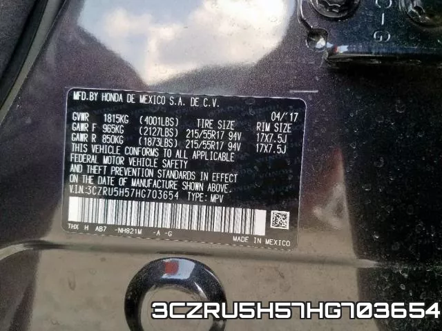 3CZRU5H57HG703654 фото 2