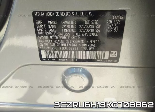 3CZRU6H13KG708862 фото 10