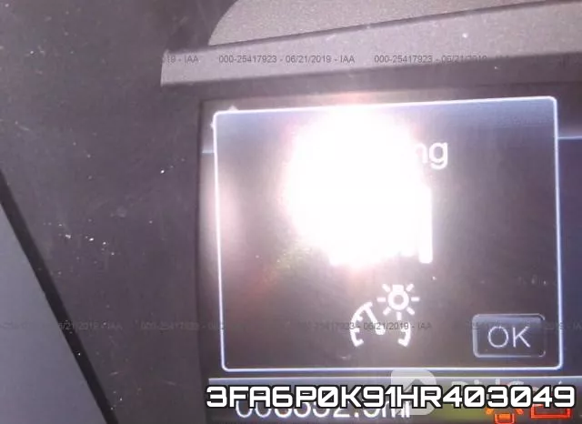 3FA6P0K91HR403049 фото 7