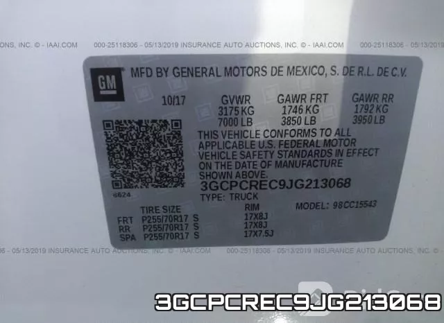 3GCPCREC9JG213068 фото 10