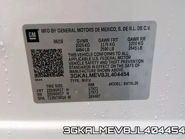 3GKALMEV8JL404454 фото 2