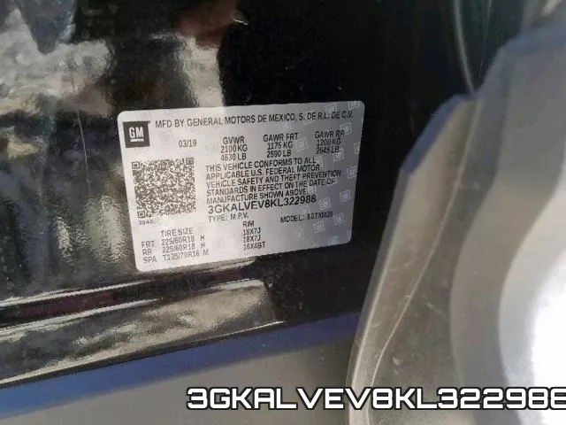 3GKALVEV8KL322988 фото 2