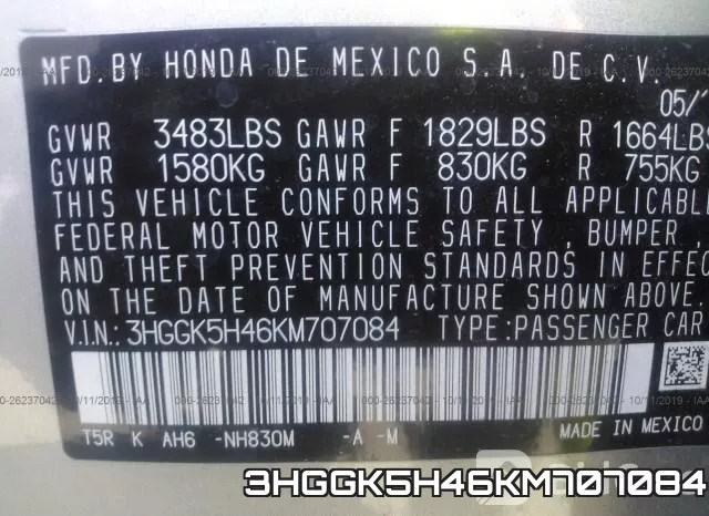 3HGGK5H46KM707084 фото 10