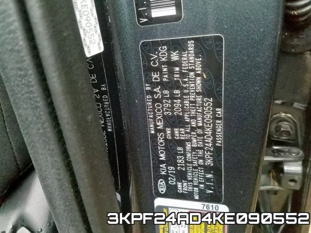3KPF24AD4KE090552 фото 2