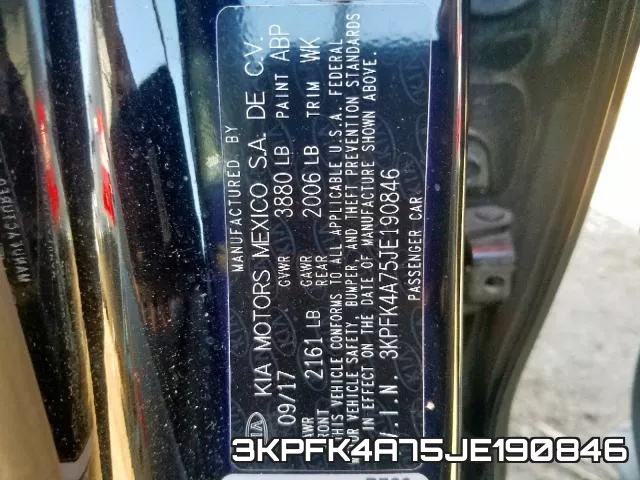 3KPFK4A75JE190846 фото 2