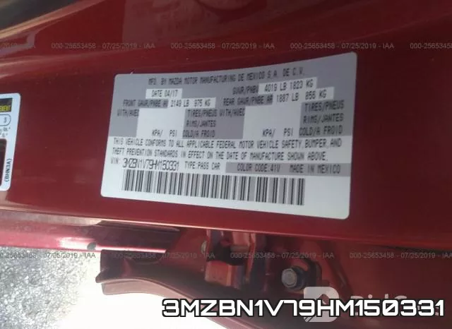 3MZBN1V79HM150331 фото 10