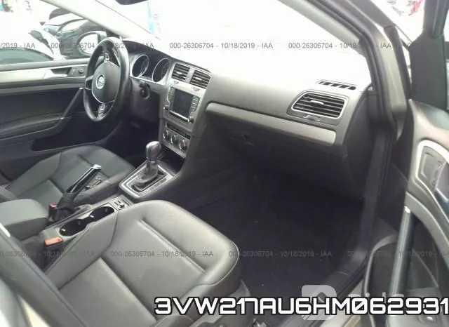 3VW217AU6HM062931 фото 5